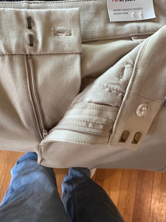 Old Navy Pixie Skinny High Rise Ankle Pants - Light Taupe - Picture 5 of 6